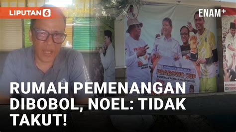 Rumah Pemenangan Relawan Prabowo Gibran Dibobol Immanuel Ebenezer