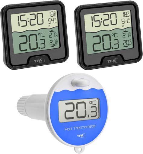 Funk Poolthermometer Marbella Mega TFA 30 3066 Mit Schwimmsender Und 2