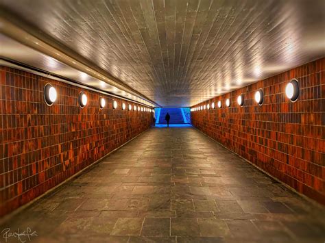 Underground Pedestrian Walkway In Stockholm R Infrastructureporn