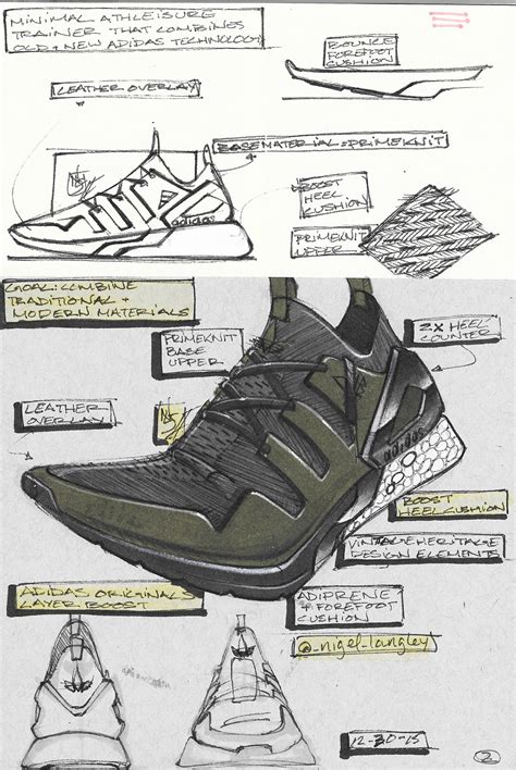 Sneaker Sketches And Renderings On Behance Sneakers Sketch Shoe