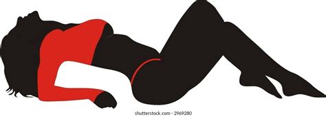 Laying Silhouettes Woman Images Stock Photos Vectors Shutterstock