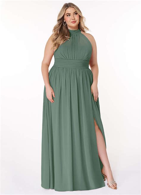 Azazie Iman Eucalyptus Bridesmaid Dresses Azazie