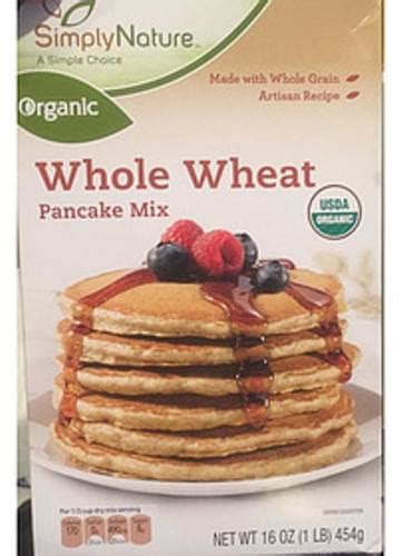 Simplynature Whole Wheat Pancake Mix 50 G Nutrition Information Innit