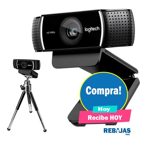 Cámara Web Logitech C922 Pro Stream Full Hd 1080p Perured Suministros