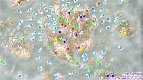 ウィッチャー3 マップ スケリッジ こまちゃんの宝箱