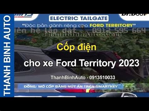 Cốp điện cho xe Ford Territory 2023 tại ThanhBinhAuto YouTube