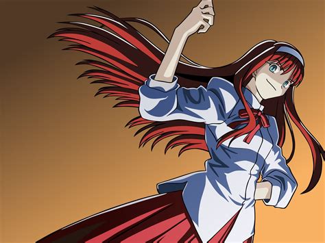 Red Haired Anime Character Hd Wallpaper Wallpaper Flare