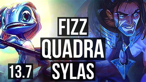 Fizz Vs Sylas Mid Quadra 1200 Games 1 8m Mastery Legendary Kr