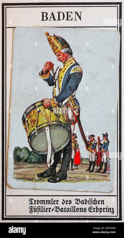 German Uniforms Of The 19th Century Lines Infantry Baden Drummer