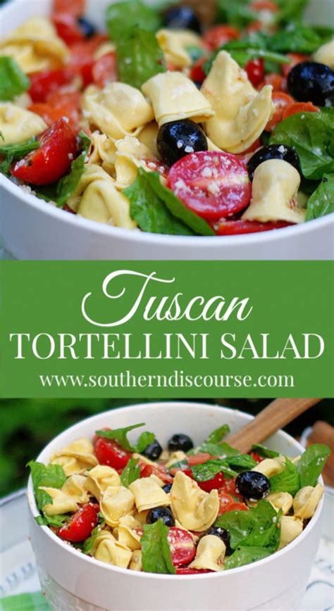 Tuscan Tortellini Salad Southern Discourse