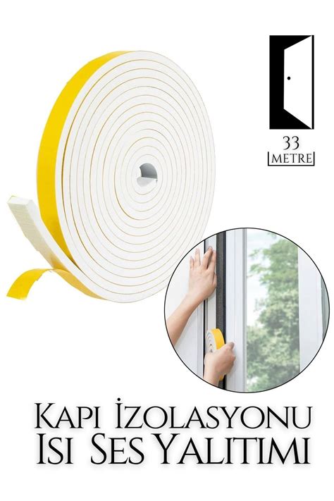 Transformacion Kapı Ses Isı Yalıtım Sünger Bant 33 METRE 718900 Fiyatı