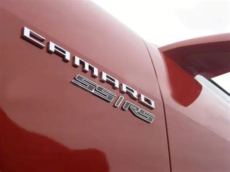 Camaro SS RS Emblem Badge Stainless Steel 10 15 Camaro Free Shipping