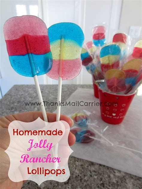 Thanks, Mail Carrier | Homemade Jolly Rancher Lollipops {How-To}