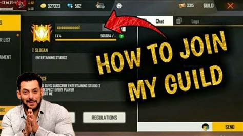 How To Join Guild Join Guild Free Fire Free Fire Max Guild Join