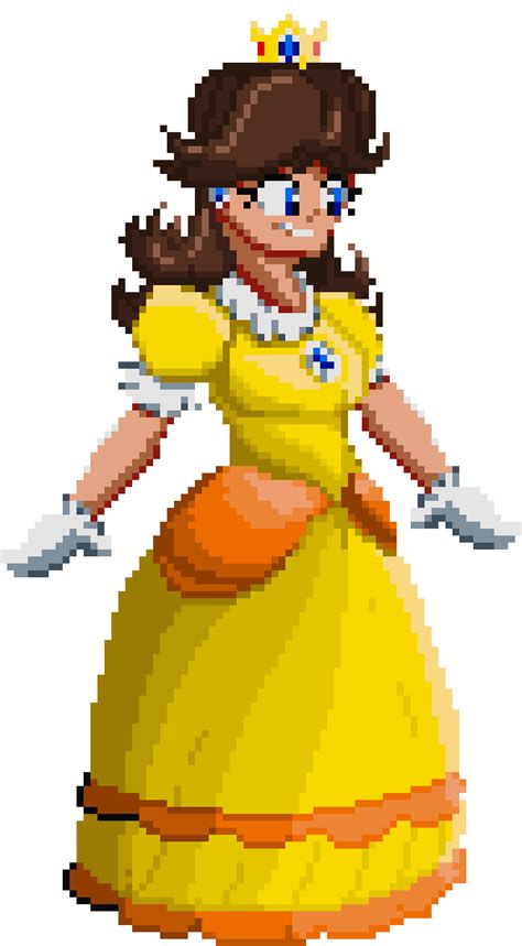 Princess Daisy Sprite Art By Canis Sanguis On Deviantart