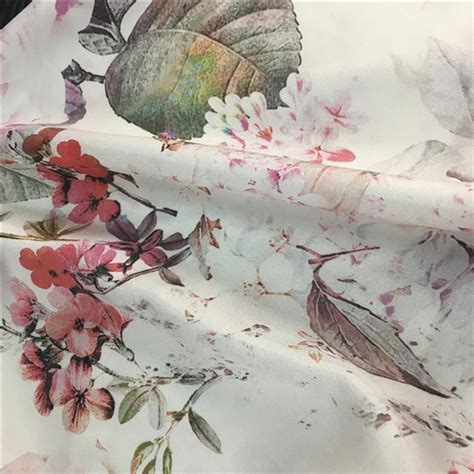 China Customized Printed Silk Fabric By The Yard Manufacturers and ...