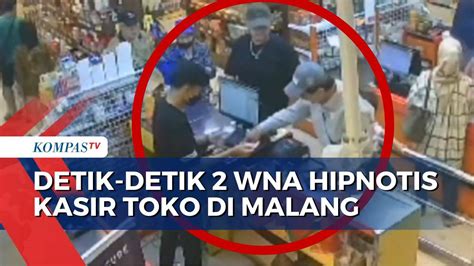 Aksi 2 WNA Hipnotis Kasir Toko Dengan Modus Pura Pura Tukar Dolar