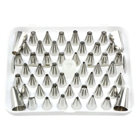 New Pieces Stainless Steel Cake Decorating Tips Set Icing Cupcake