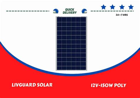 LIVGUARD SOLAR PANEL POLYCRYSTALLINE 12V 150W नवजवन