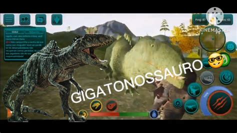 VIDA DE GIGANOTOSSAURO Batalha Epica Rex Vs Giga The Cursed Isle