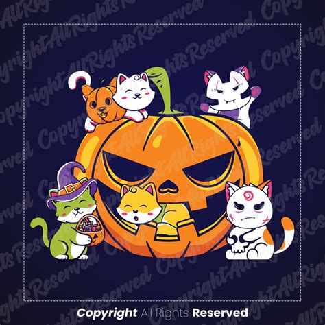 Halloween Cat Pumpkin Svg Pumpkin Svg Cute Cat Halloween - Etsy