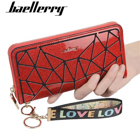 Fashion Women Wallets Wristband Long Female Wallet Clutch Zipper Phone