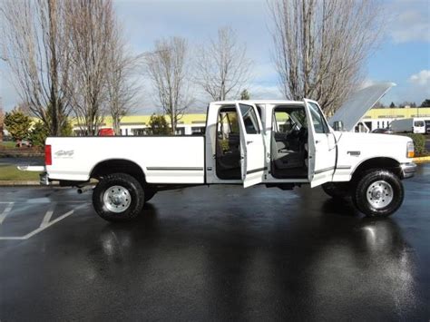 1997 Ford F 350 Xlt 4x4 Crew Cab Long Bed 73l Turbo Diesel