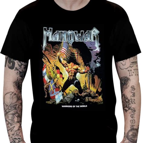 Camiseta Manowar Heavy Metal Rock