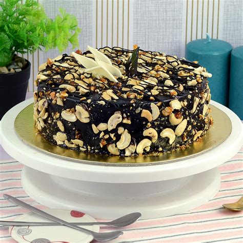 Choco Fruit N Nut Cake 1 Kg Indias Best Florist Autumn Lotus