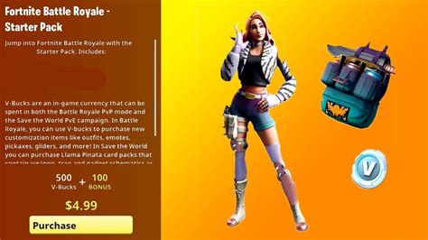 Fortnite Starter Pack 7 Leaked Wilde Pack Fortnite Starter Pack 7 Youtube