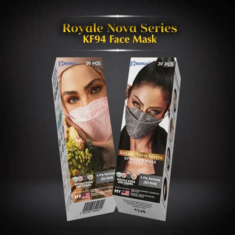 Respack KF94 4 Ply Earloop Surgical Face Mask Royale Nova 4 Colours