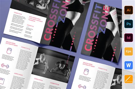 Fitness Studio Brochure Template Graphic By Amber Graphics Creative