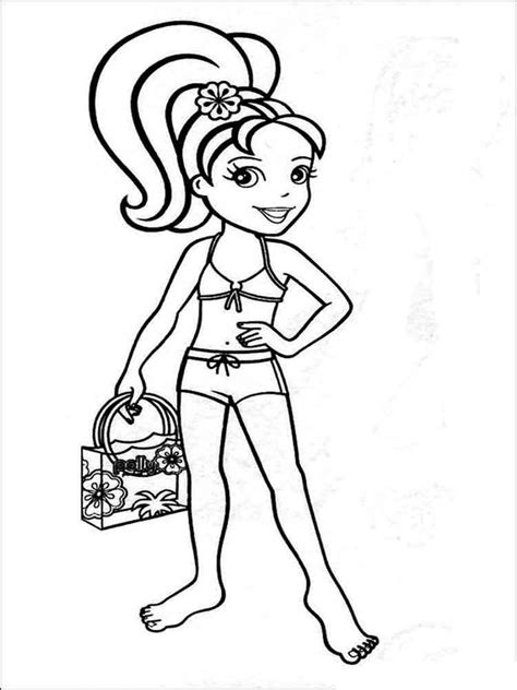 Polly Pocket Coloring Pages Free Printable Polly Pocket Coloring Pages