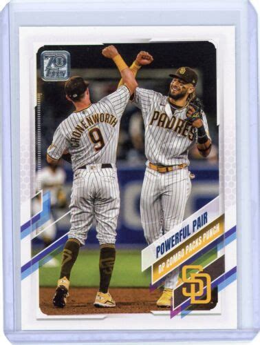 2021 TOPPS UPDATE POWERFUL PAIR FERNANDO TATIS JR JAKE CRONENWORTH