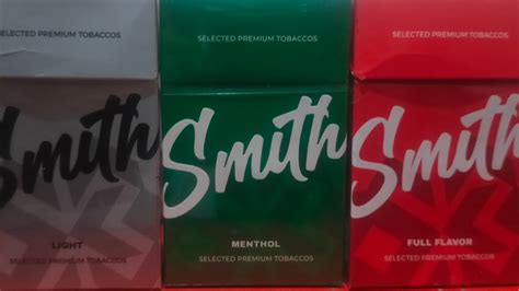 Rokok Smith Hijau Menthol Vs Smith Merah Vs Smith Silver Semuanya Cita