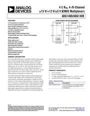 Adg Datasheet Pdf Analog Switches Aiema