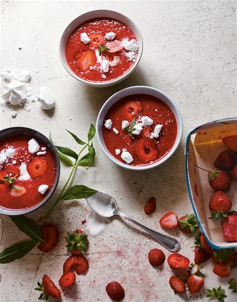 Strawberry Champagne Soup - Imbibe Magazine