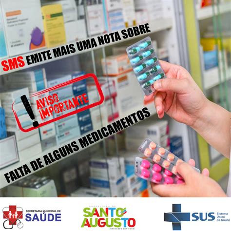 Sms Emite ⚠️ Mais Uma Nota Com RelaÇÃo A Falta De 💊 Medicamentos Prefeitura Municipal De Santo