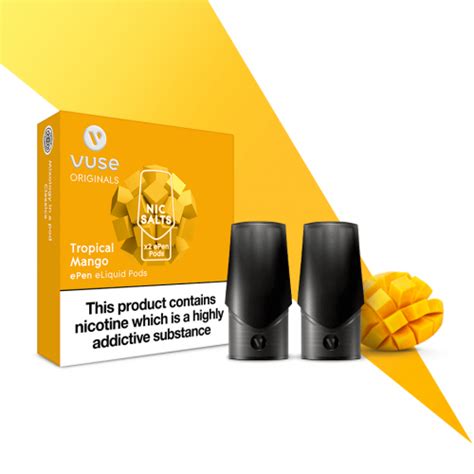 Tropical Mango Nic Salts E Liquid Pods