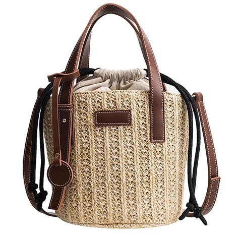 Aliexpress Buy Women Straw Shoulder Bag Vintage Straw Bags