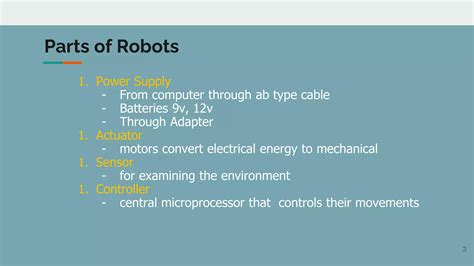 Robot Architecture Pptx