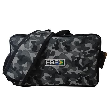 Bolsa EBF Porta Carretilha ou Molinetes 10 divisórias Camuflada