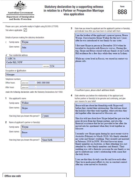 Form 888 Example Answers And Preparation Guide