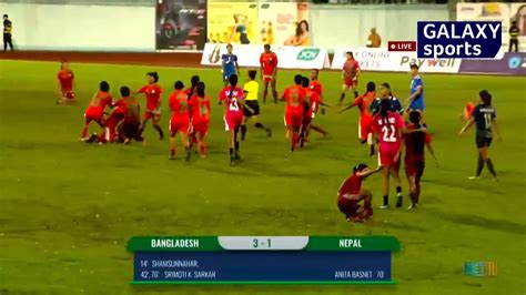 Saff Womens Championship 2022 Live Bangladesh Beat Nepal 3 1 In The