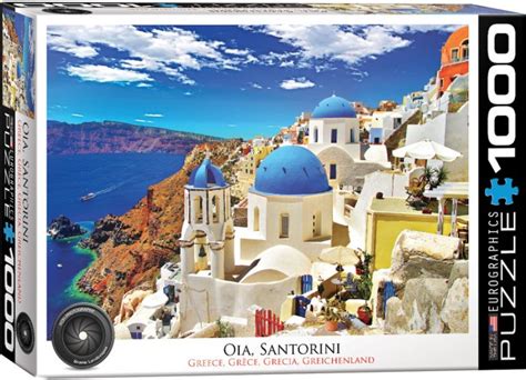 Puzzle Santorini Grécia 1 000 peças Puzzle Mania pt