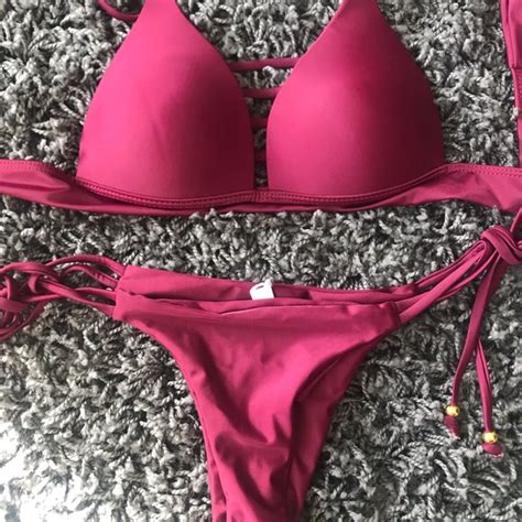 Swim Burgundy Bikini Poshmark
