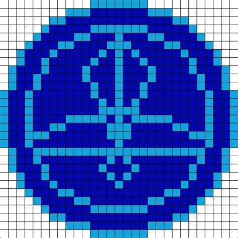 Ice Glyph The Owl House Perler Bead Pattern Bead Sprites Misc