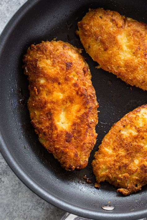 Crispy Parmesan Crusted Chicken Breasts Low Carb Keto Gimme Delicious