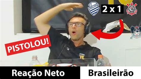 Reações do Craque Neto na Derrota do Corinthians para o CSA 30 10 2019