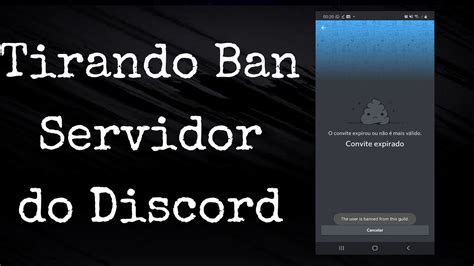 COMO SER DESBANIDO DE SERVIDOR DO DISCORD YouTube